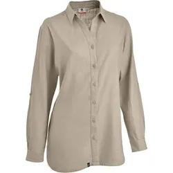 MAUL Damen Bluse Rosenberg - 1/1 Krempelbluse i, Größe 40 in Grau Grau