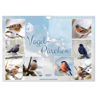 Vogel-Pärchen (Wandkalender 2027 DIN A4 quer), CALVENDO Monatskalender