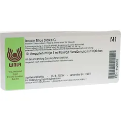Iscucin Tiliae Stärke G Ampullen 10X1 ml Ampullen