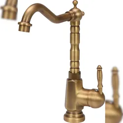 TRIZERATOP Küchenarmatur RETRO BRONZE, Vintage, Wasserhahn, Spültischarmatur, Mischbatterie
