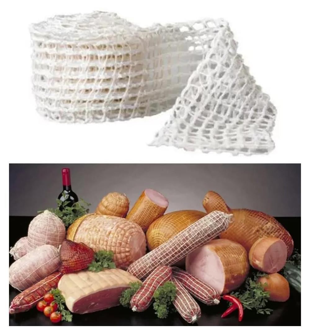 Dripio Vleesnet elastisch 3 meter diameter 16 cm 16 mazen voedselveilig