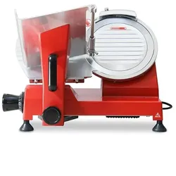 Gasfrit – Elektrische Aufschnittmaschine rot, Aluminium/Edelstahl, 300 mm Scheibe, 250 W