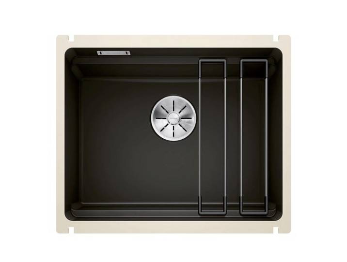 Blanco Spüle Etagon, Schwarz, Keramik, 54x21.2x45.6 cm, Küchen, Küchenausstattung, Küchenspülen, Keramikspüle