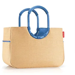 reisenthel Einkaufstasche loopshopper L 25l frame raffia blue - 35