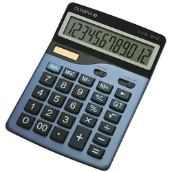 Olympia Tischrechner »LCD 5112« blau, 14.7x4.3x20.6 cm