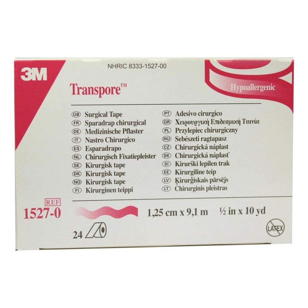 Solventum Germany GmbH Transpore 1,25 cmx9,1 m Pflaster 01405360