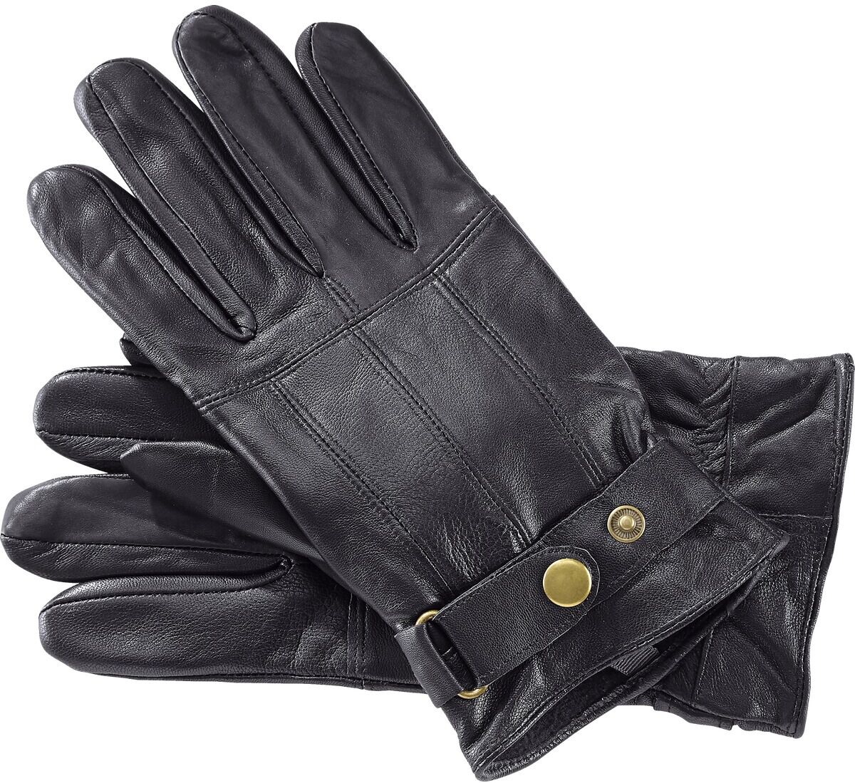 Lederhandschuhe BABISTA "Handschuh BERNARDINO", Herren, Gr. Blacklist, schwarz, Obermaterial: 100% Rindsleder Leather cow., Handschuhe Lederhandschuhe