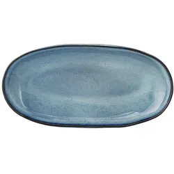 Bloomingville Servierplatte Sandrine, L23.5 x B12.5cm, blau