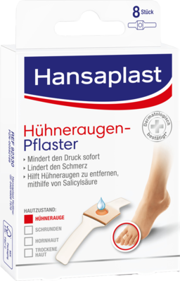 Beiersdorf AG HANSAPLAST Hühneraugenpflaster 8 St 10779964