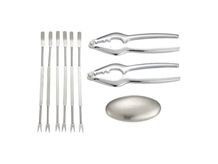 Dorre Set à crustacés Skagen 9 Pièces Acier inoxydable