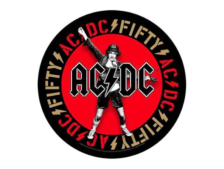 AC/DC Angus Emblem Embleem meerkleurig 95% katoen, 5% polyester Band merch, Bands