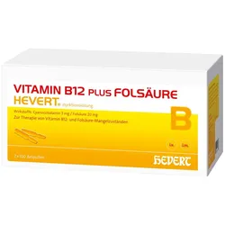 Vitamin B12 PLUS Folsäure Hevert a 2 ml 2X100X2 ml