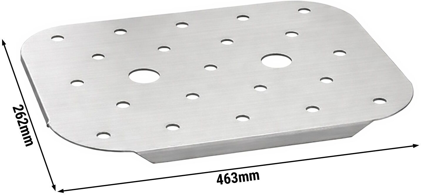 GGM Gastro (4 stuks) RVS lekrooster GN 1/1