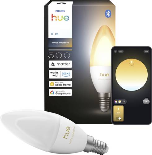 Philips Hue LED-Leuchtmittel (einzeln) 8721103099426 EEK: D (A - G) E14 0.2 W Kaltweiß, Warmweiß