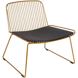 ESSZIMMERSTUHL Metall Gold Snorum