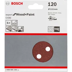 Bosch Schleifblatt C430 für Exzenterschleifer, Wand- und Deckenschleifer - 2608605106