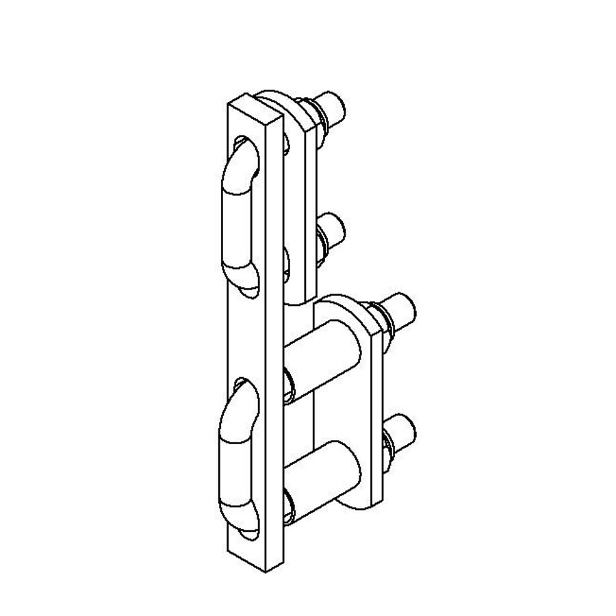 Hailo Professional Hailo H-50 Verstärkung auf der Sprosse aus Edelstahl