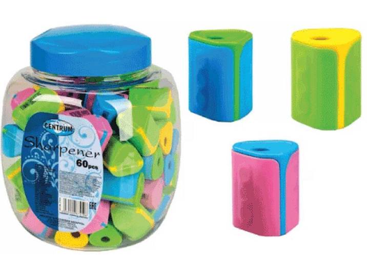 Centrum 87419 - Puntenslijpers set - 60 stuks met opvangbakje - Kleurrijk