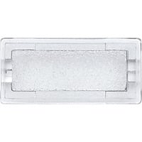 Symbol neutral rechteckig, Schriftband transparent, Retail