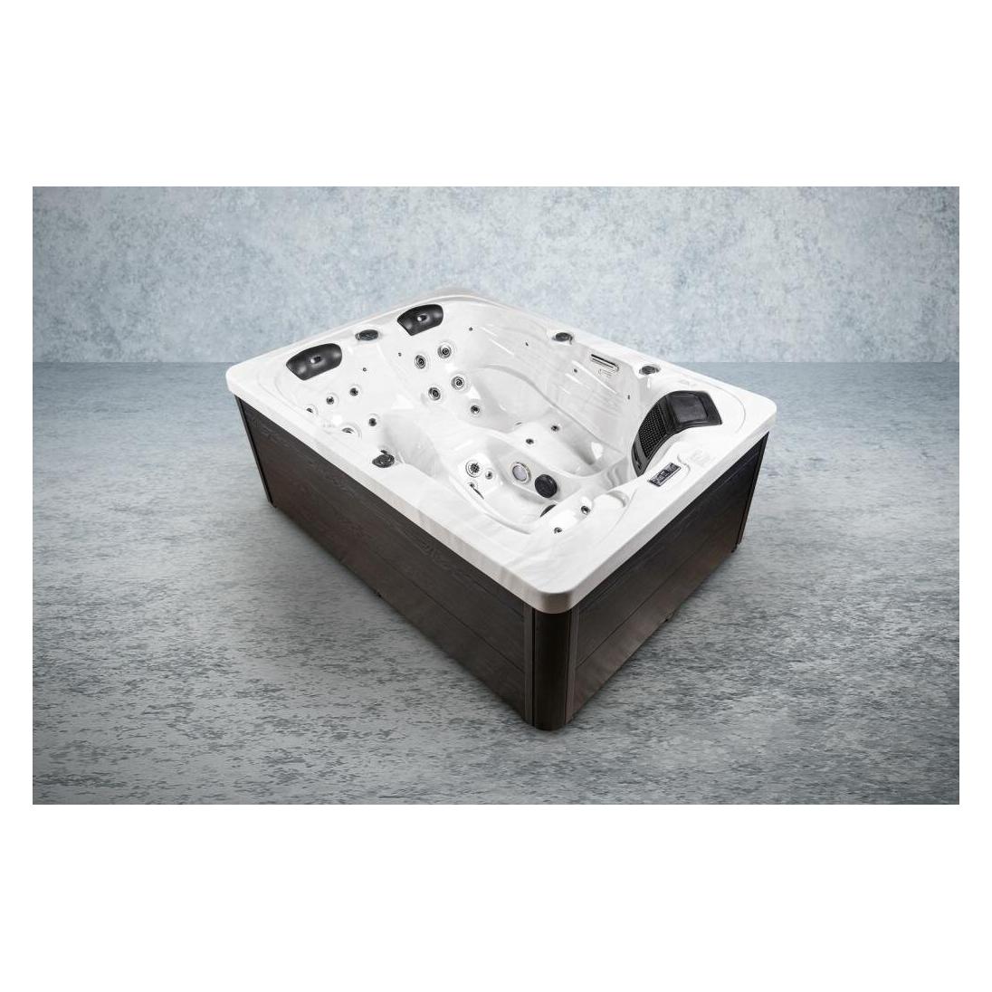 PureHaven American Outdoor-Whirlpool 220x156 cm für 3 Personen mit 77 Wasserdüsen und 10 Luftdüsen T (3 Personen) (43780939)