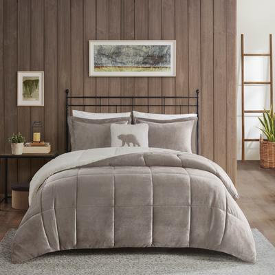 Woolrich Alton Plush to Sherpa Down Alternative Comforter Set