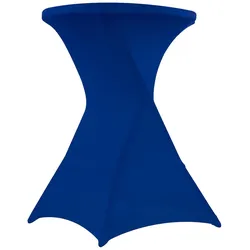 Oviala Business Stehtischbezug blau 110x80 cm - Oviala