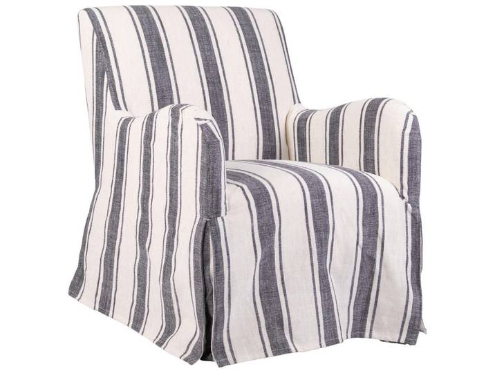 Mid.you Sessel, Grau, Beige, Streifen, 68x88x84.5 cm, Wohnzimmer, Sessel, Sonstige Sessel