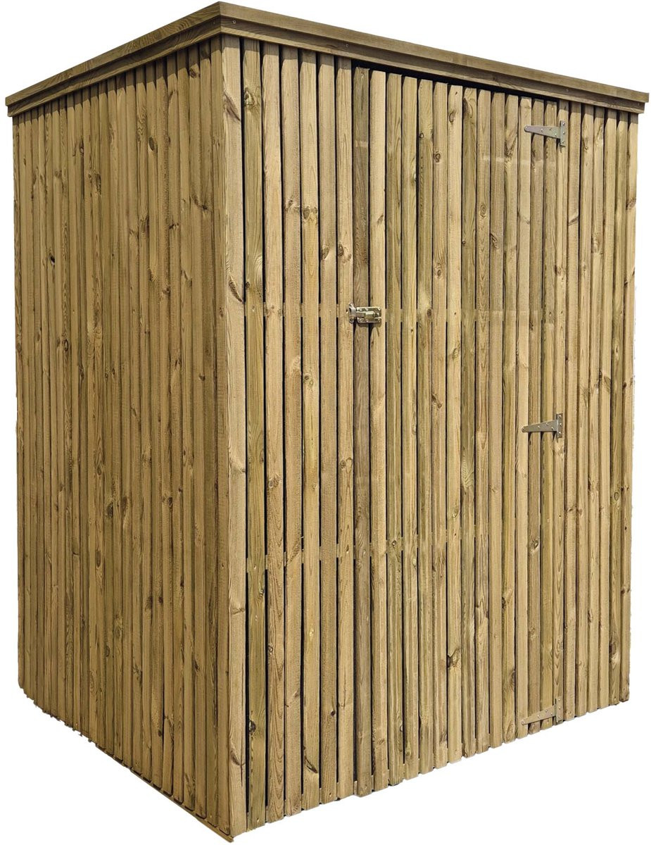 Moderne houten opbergkast S8585-1LD voor tuin en terras