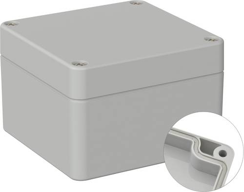 TRU COMPONENTS ABS 320700 5U 5U320700 Industrie-Gehäuse 122 x 120 x 85 ABS Lichtgrau (RAL 7035) 1St.