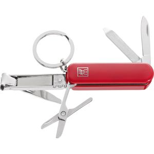 Zwilling Taschenmesser 42450-003-0 Rouge, rot, 5 Funktionen, mit Metallgriff & Edelstahl-Zweihandklinge