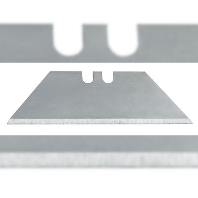 WEDO 7881 Trapez-Ersatzklingen, 61x19 mm, Inh.10, Carbonstahl 10 Stück in Kunststoffbox, Silber