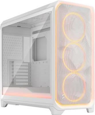 PC Gehäuse Fractal Design Meshify 3 XL Ambience Pro RGB TG, E-ATX (330 mm), 3x Lüfter, USB Type-C, Weiß