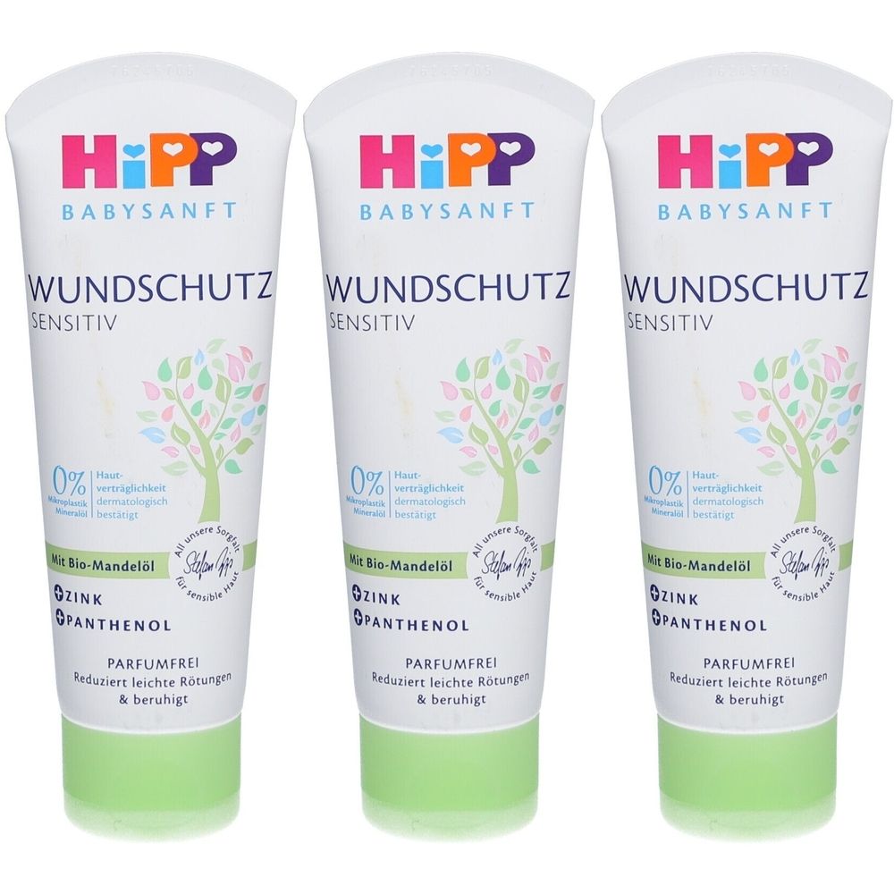 Hipp Babysanft Wundschutz sensitiv 75 ml x3 3x75 Creme