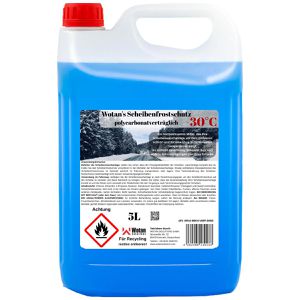 Wotan-Solutions Scheibenfrostschutz 499223, bis -30°C, gebrauchsfertig, mit Citrusduft, 5 Liter
