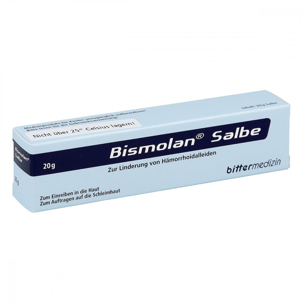 BITTERMEDIZIN Arzneimittel-Vertriebs GmbH Bismolan Salbe 10021026
