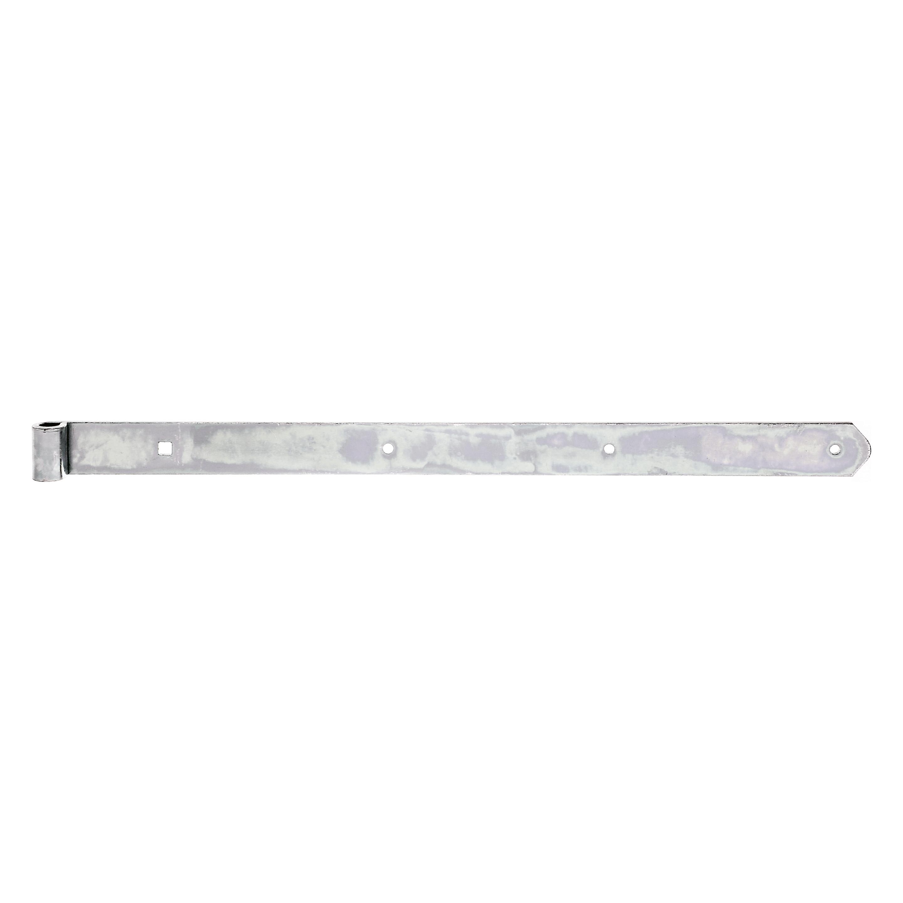 GAH Ladenband Länge 600 x 13 x 40 mm Stärke 5 mm Stahl galv. verz. dickschichtpassiviert Ø 13 mm abge... (313968)