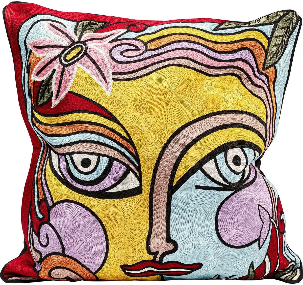 Kussen Art Line gezicht Kare Design