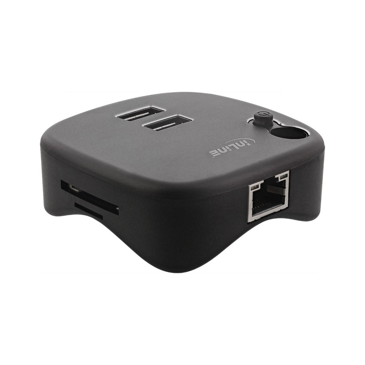 InLine USB 3.0 Multihub, schwarz