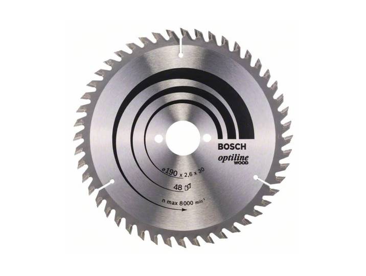 Bosch Optiline Hartmetall 190 mm 48 Zähne Kreissägeblatt