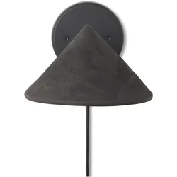 Mater Terra Wandleuchte, mit Kabel, coffee waste black