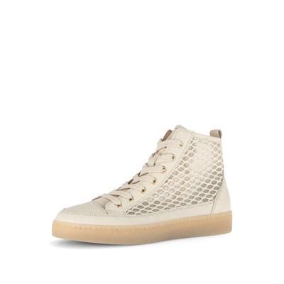 Sneaker GABOR "Sneaker high", Damen, Gr. 38, beige, Schuhe Sneaker
