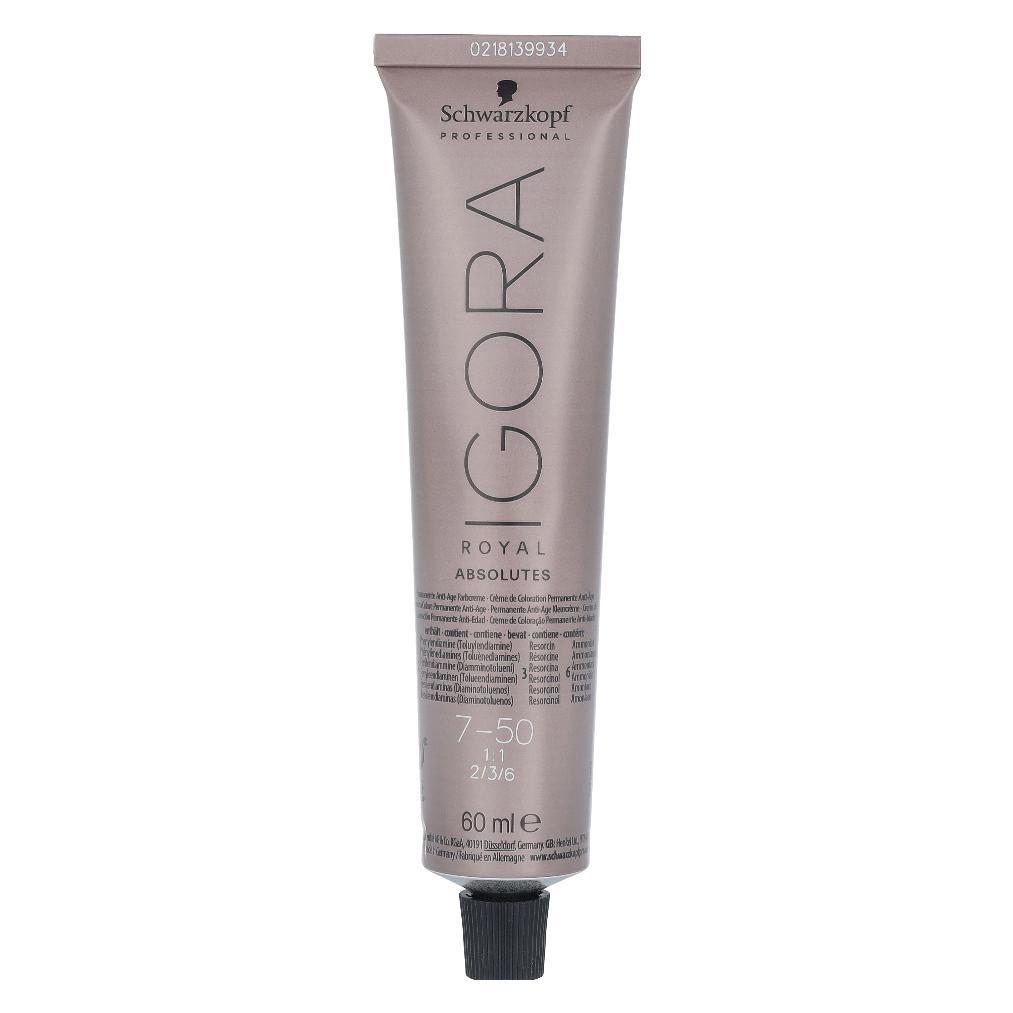 Schwarzkopf Professional Igora Royal - 7-50 Mittelblond Gold Natur (7-50) (Schwarzkopf Professional)