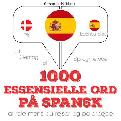 1000 essentielle ord på spansk - JM Gardner, Audio, 9782821127654