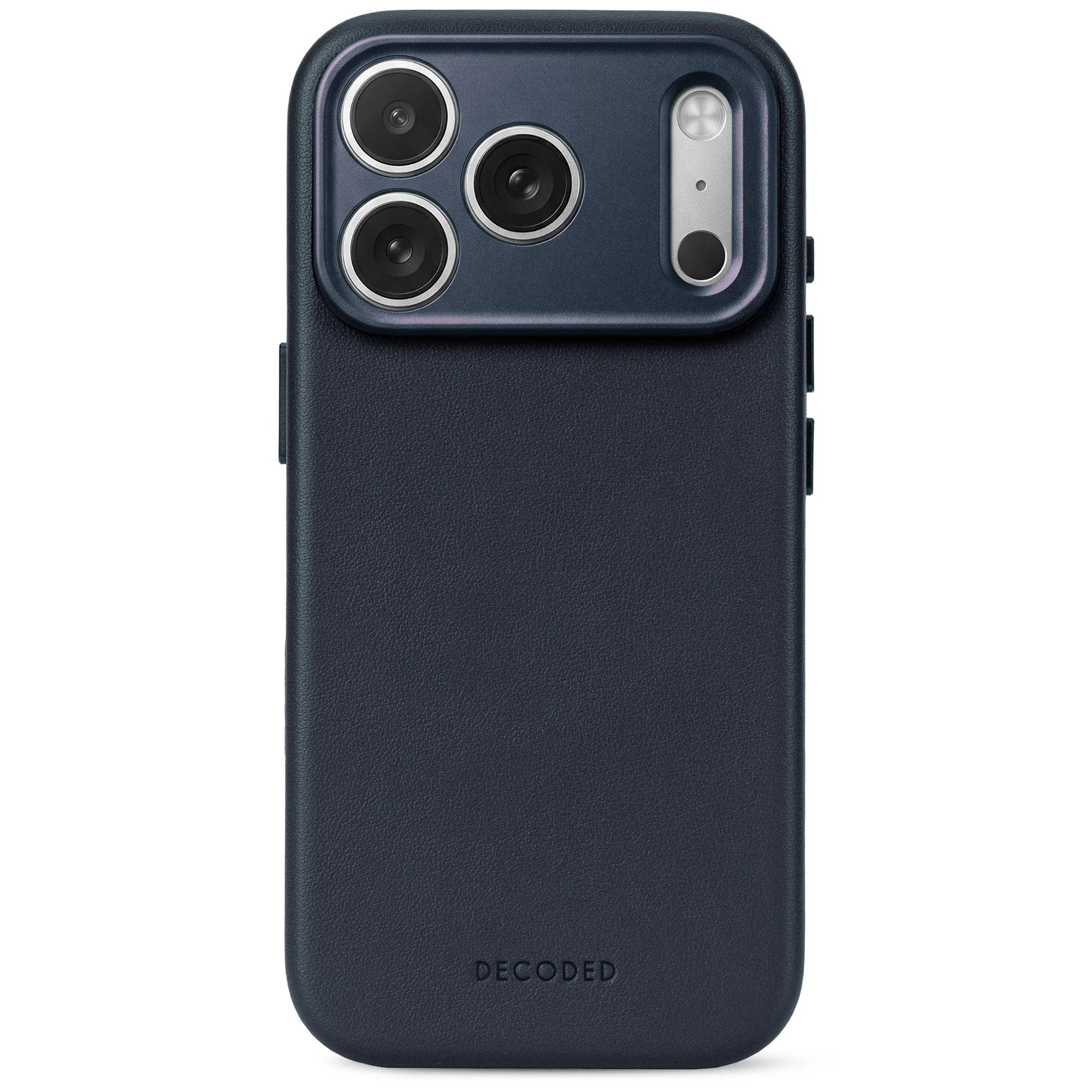 Decoded Leather Backcover for iPhone 18 Pro Midnight
