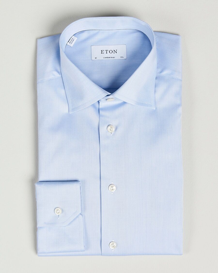 Eton Contemporary Fit Shirt Blue men L Blå