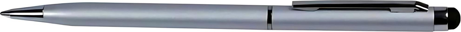 Exacompta Eingabestift Twist met clip, zilver