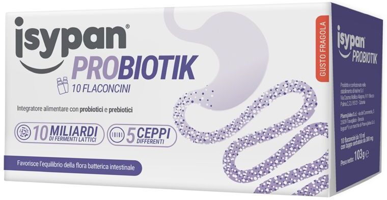 PHARMAIDEA Srl Isypan Probiotik, 10 flaconcini
