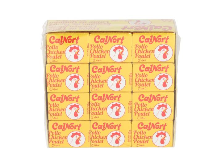 Calnort Cubes de bouillon de poulet - 10 g