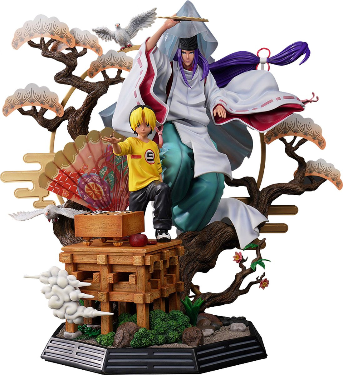 HEX Collectibles Hikaru No Go Statue - Shindou Hikaru & Fujiwara-no-Sai: The Divine Move 1/6