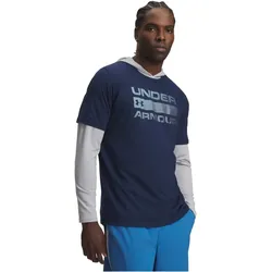 UNDER ARMOUR Team Issue Wordmark Trainingsshirt Herren 409 - academy/blue wind M